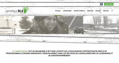 Desktop Screenshot of carrefourble.qc.ca